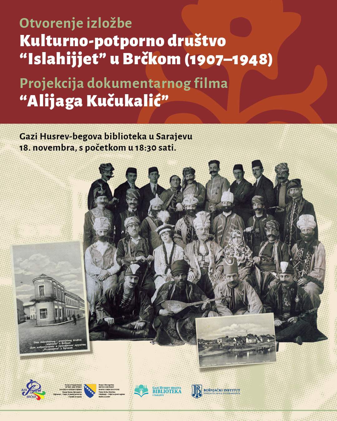 Plakat, izložba i projekcija filma Islahijjet Brčko.jpg - Izložba 